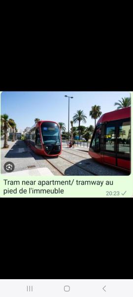 Grand Appartement, 2 ou 3 ou 4 pieces, tramway sur place, proche gare sncf St Augustin 5 min, aéroport à 7 min, plage ou Allianz riviera 10 min, palais nikaia 2 min , supermarché sur place, parking po